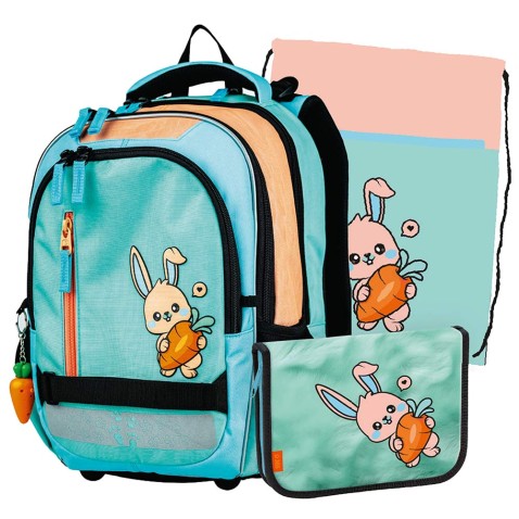 Stil junior Bunny 3 darabos iskolatáska szett elsősöknek