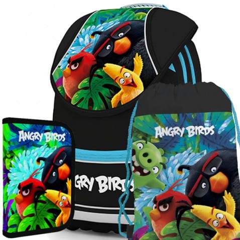 Iskola hátizsák anatómiai PLUS Angry Birds Alsósoknak