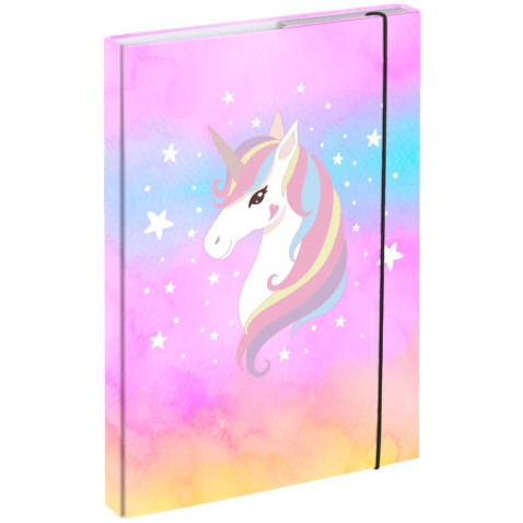 Füzettartó BAAGL A4 Rainbow Unicorn