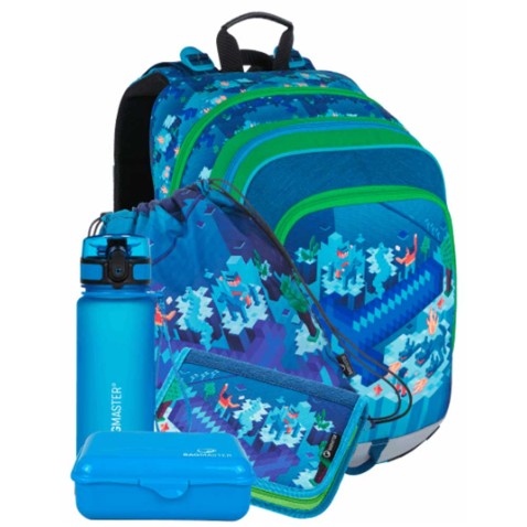 Bagmaster ALFA 21 B iskolai hátizsák 5 db. készlet