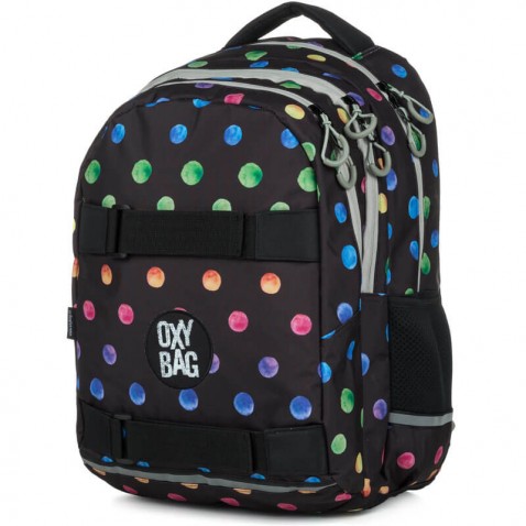 OXY One Dots colors diák hátizsák