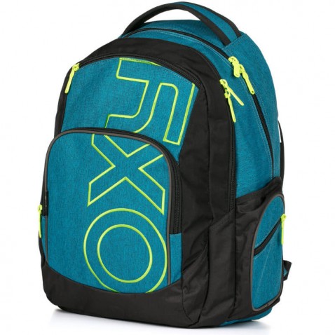 OXY Style blue/green diák hátizsák