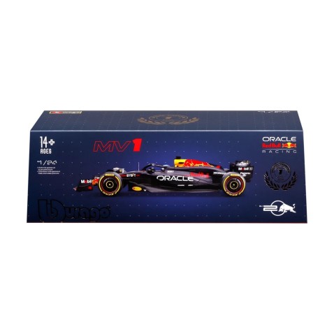 Bburago - RACE F1 díszdobozban, Oracle Red Bull Racing RB20 .2024, 1 Max Verstappen