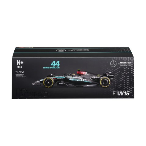Bburago - RACE F1, Mercedes-AMG Petronas W15. 2024, 44 Lewis Hamilton, 1:24