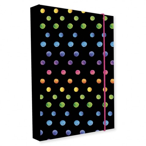 Jumbo Dots colors A4-es füzetbox