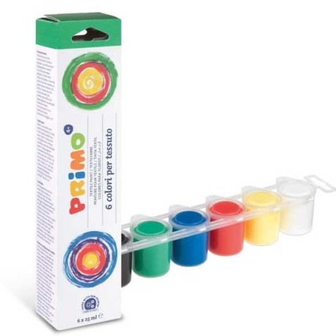 Textil festék 6db 5x22cm-es dobozban