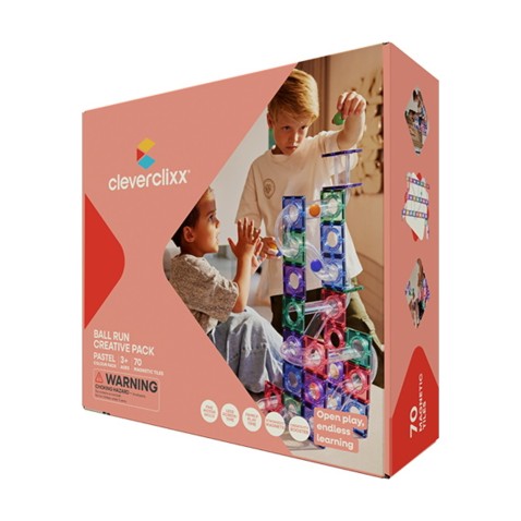 Cleverclixx – Golyópálya Creative Pastel – 70 db