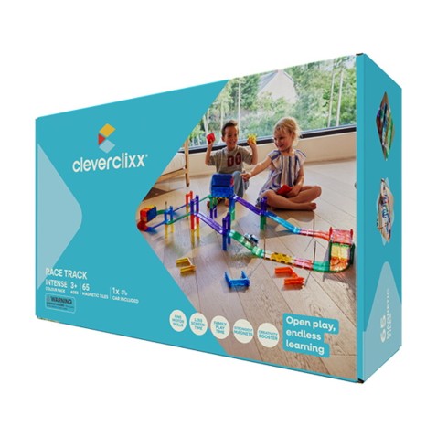 Cleverclixx – Mágneses versenypálya Intense – 65 db