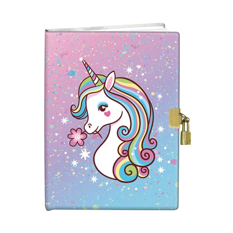 Emlékkönyv A5 Unicorn lakattal