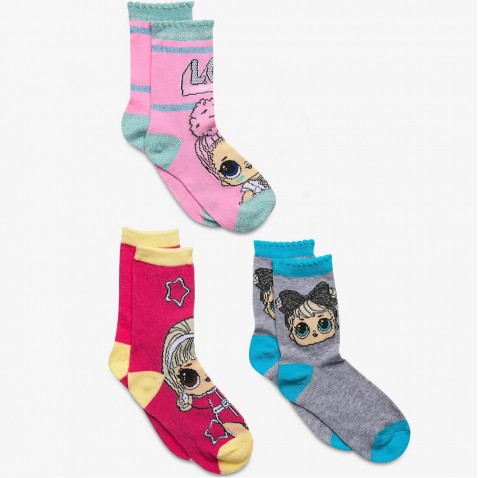 LOL Surprise zokni, 3 pár