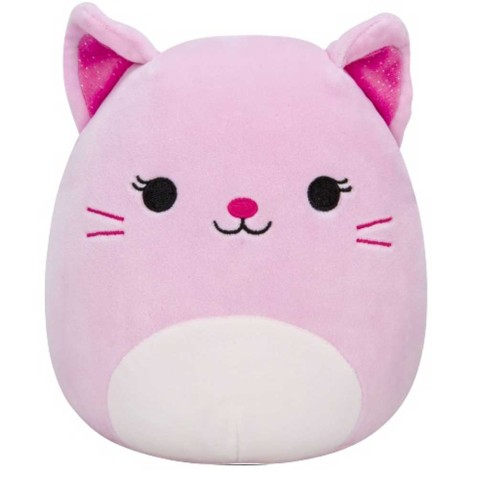 SQUISHMALLOWS Rózsaszín csillogó macska Celenia