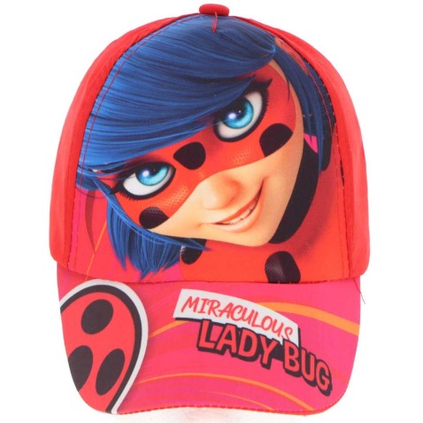 Miraculous LadyBug baseballsapka, piros