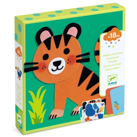 Filc kollázsok - állatkák