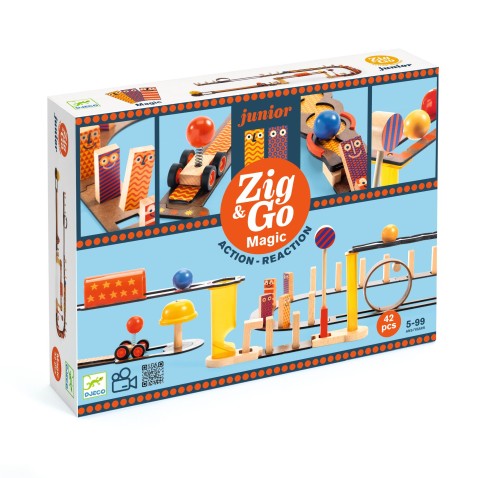 Dominópálya - Zig & Go Junior - Magic - 42 db