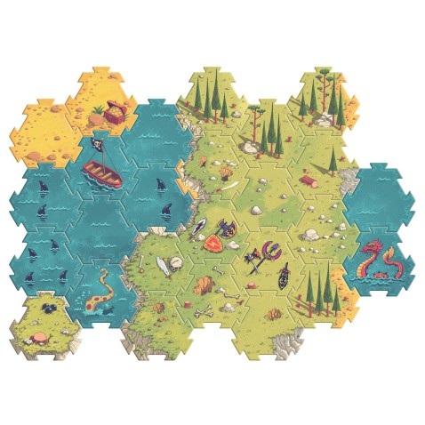 Arty Toys - Nagy puzzle - Csata - 30 db