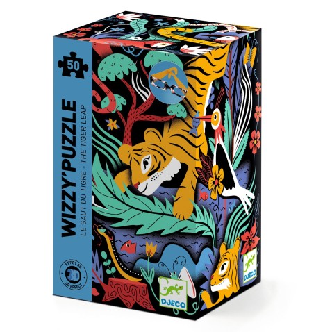 Látványos puzzle - tigris - 50 db