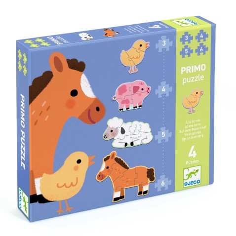 Első puzzle - A farmon - 3, 4, 5, 6 db