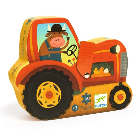 Puzzle - traktor - 16 db