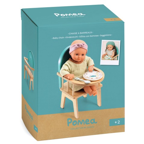 Pomea - dřevěná židle pro panenky