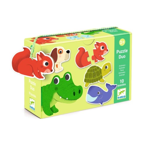 Puzzle Duo - állatkák
