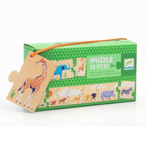 Puzzle - A legkisebbtől a legnagyobbig - 10 db