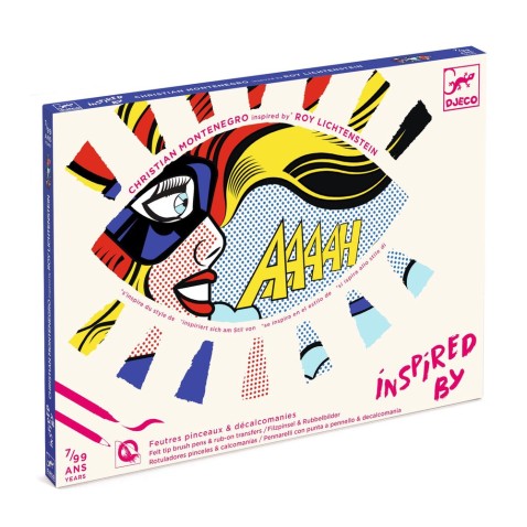 Kreatív játék - Roy Lichtenstein - szuperhősök