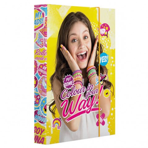 Jumbo Soy Luna A4-es füzettartó box