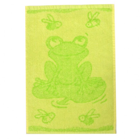 Frog green gyermek törülköző