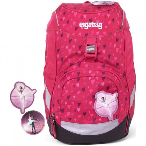 Iskolai hátizsák Ergobag prime Pink Hearts 2020