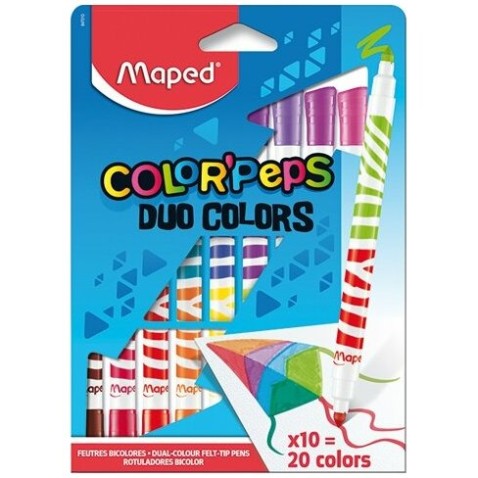 Maped Color'Peps Duo kétoldalas filctoll 20db-os
