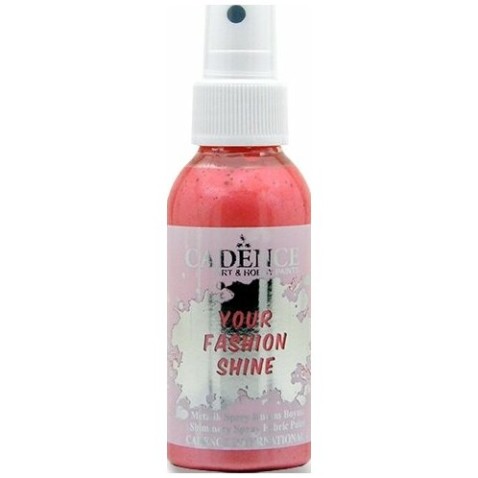 Cadence Your Fashion Shine textilfestékek Red 100ml spray