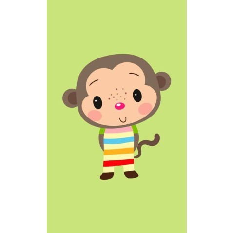 Majom gyermek törülköző