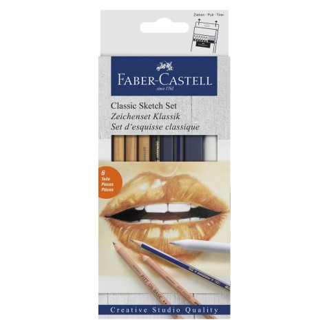 Faber-Castell Classic GOLDFABER Sketch művészeti készlet – 6 db