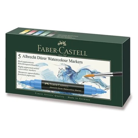 Faber-Castell Albrecht Dürer akvarell filctollak – 5 szín