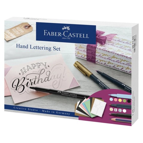 Faber-Castell Pitt Artist Pen Hand Lettering kreatív készlet – 12 db