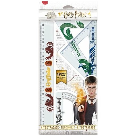 Maped Harry Potter vonalzókészlet  4db.