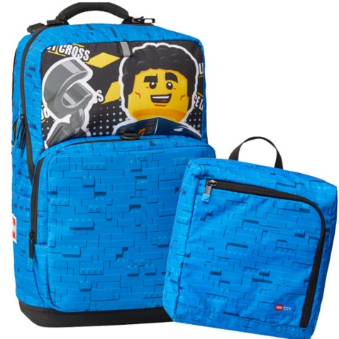 Iskolai hátizsák LEGO Freshmen Faces Blue