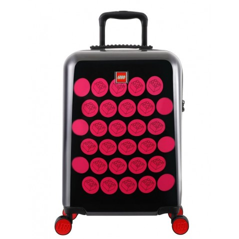 Bőrönd LEGO ColourBox Brick Dots rózsaszín