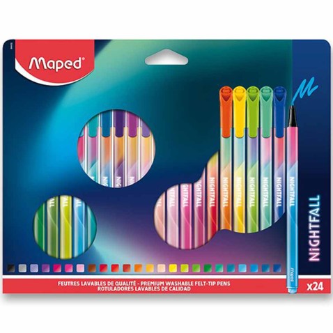 Maped Color'Peps Deco Nightfall filctoll készlet 18 db.
