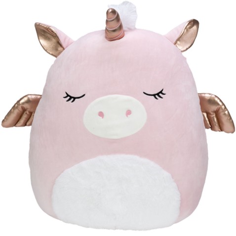 SQUISHMALLOWS Rózsaszín arany alicorn Grecia 30 cm