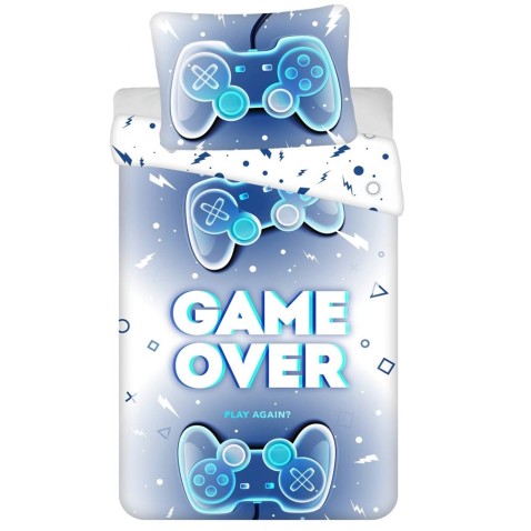 Világító ágyneműhuzat Game Over