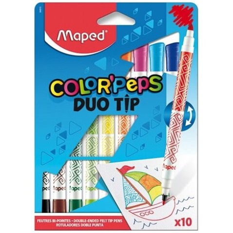 Maped Color'Peps Duo Tip filctoll készlet 10db.