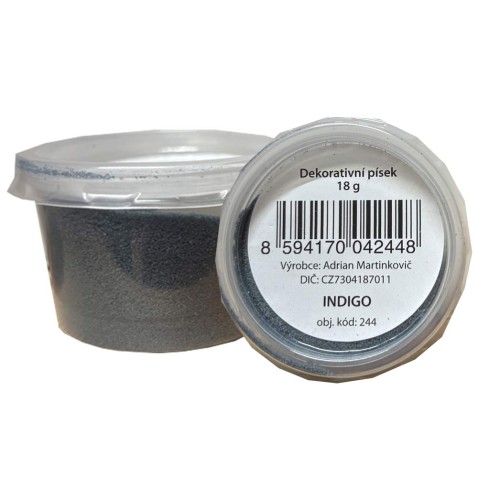 Színes homok indigó 18 g