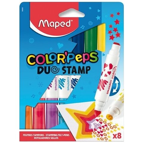 Maped Color´Peps Duo Stamp filctoll készlet 8db.