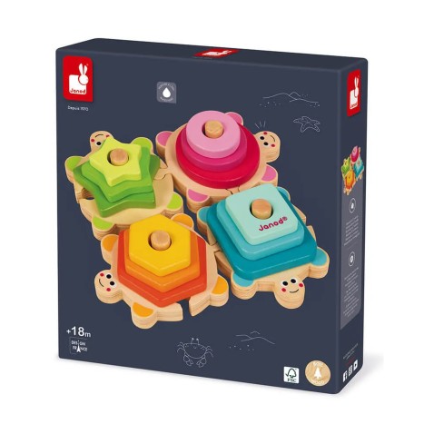 Vidám teknősök - formaillesztő és puzzle