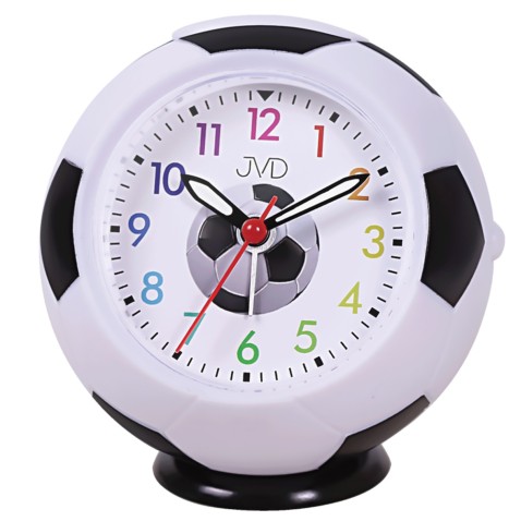 JVD Gyerek ébresztőóra focilabda fekete-fehér