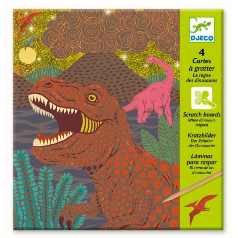 DJECO Karcképek - Dinoszauruszok