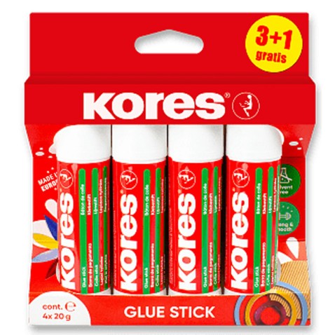 Kores ragasztóstift 20g 3+1 ingyen