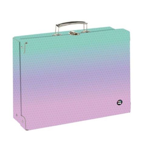 OXY NEXT Ombre Pink A4-es szögletes iskolai doboz