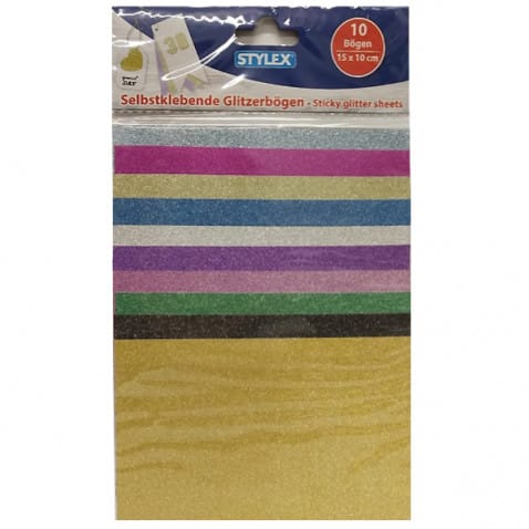Glitter papír 10 darab